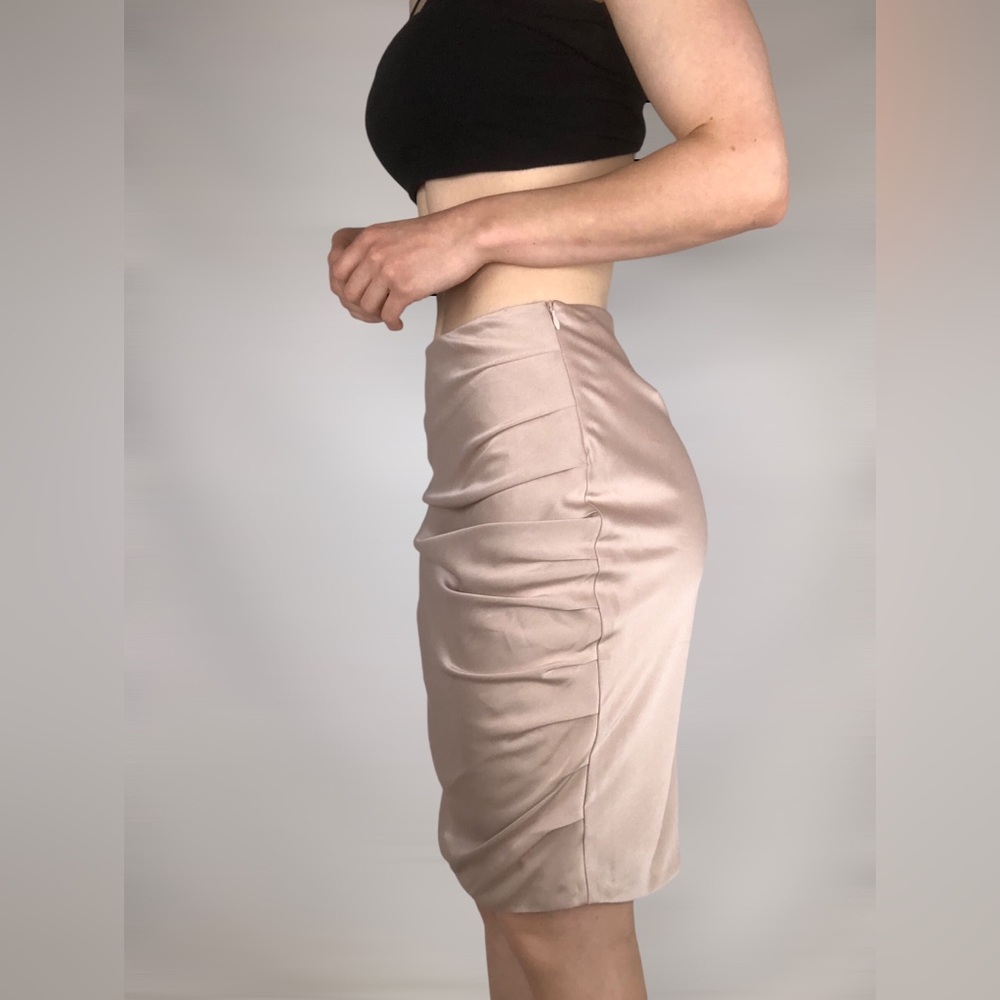 AS by DF Ruched Mini Bodycon Skirt - Picture 5 of 9